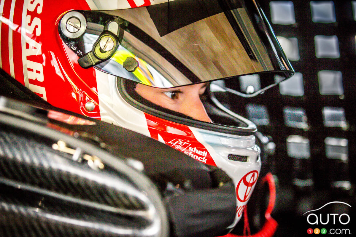 Raphaël Lessard, en voiture